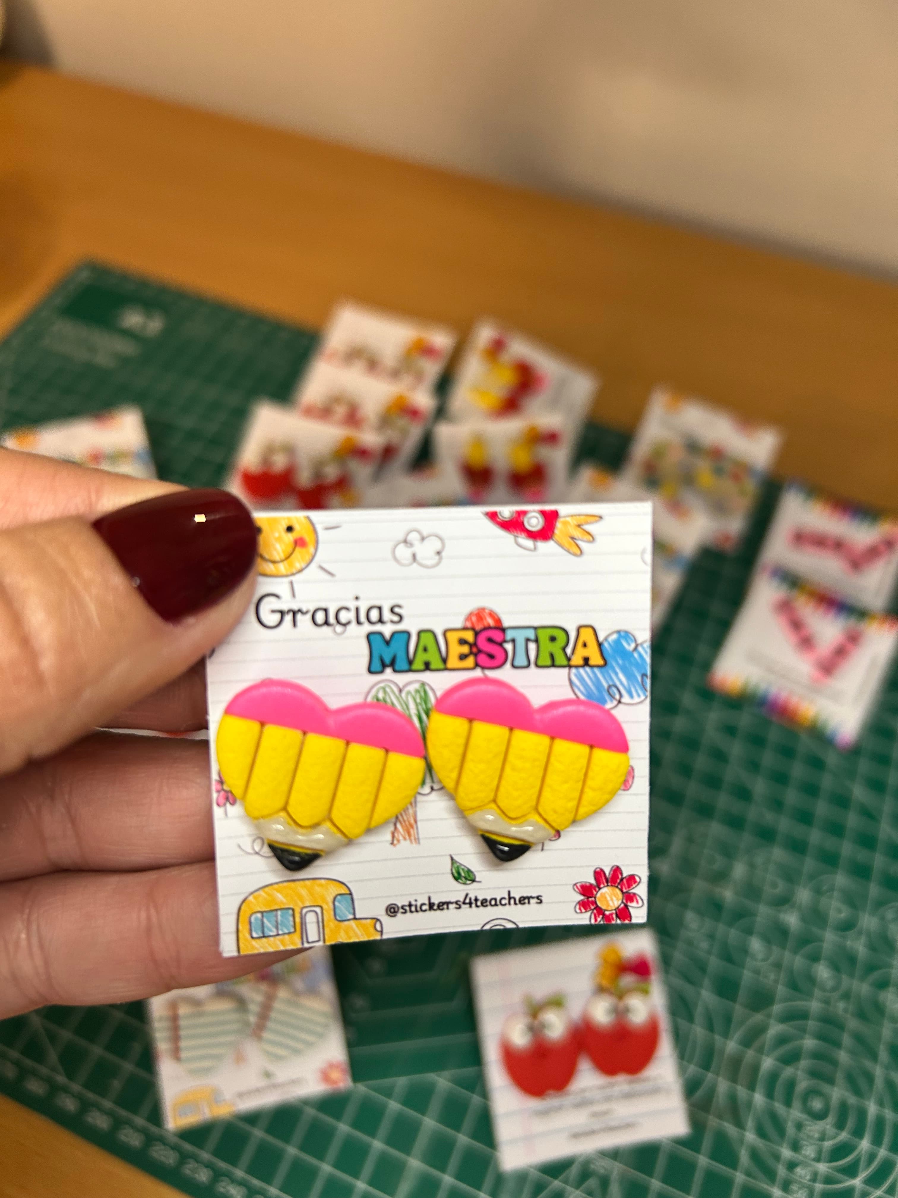 Stud Corazón de Lápiz