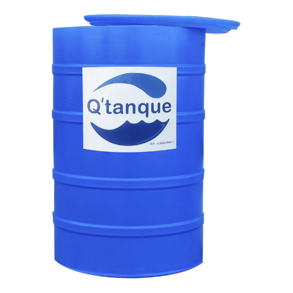 PIPOTE TIPO TAMBOR ABIERTO DE 208L MARCA: QTANQUE (5 AÑOS DE GARANTIA)