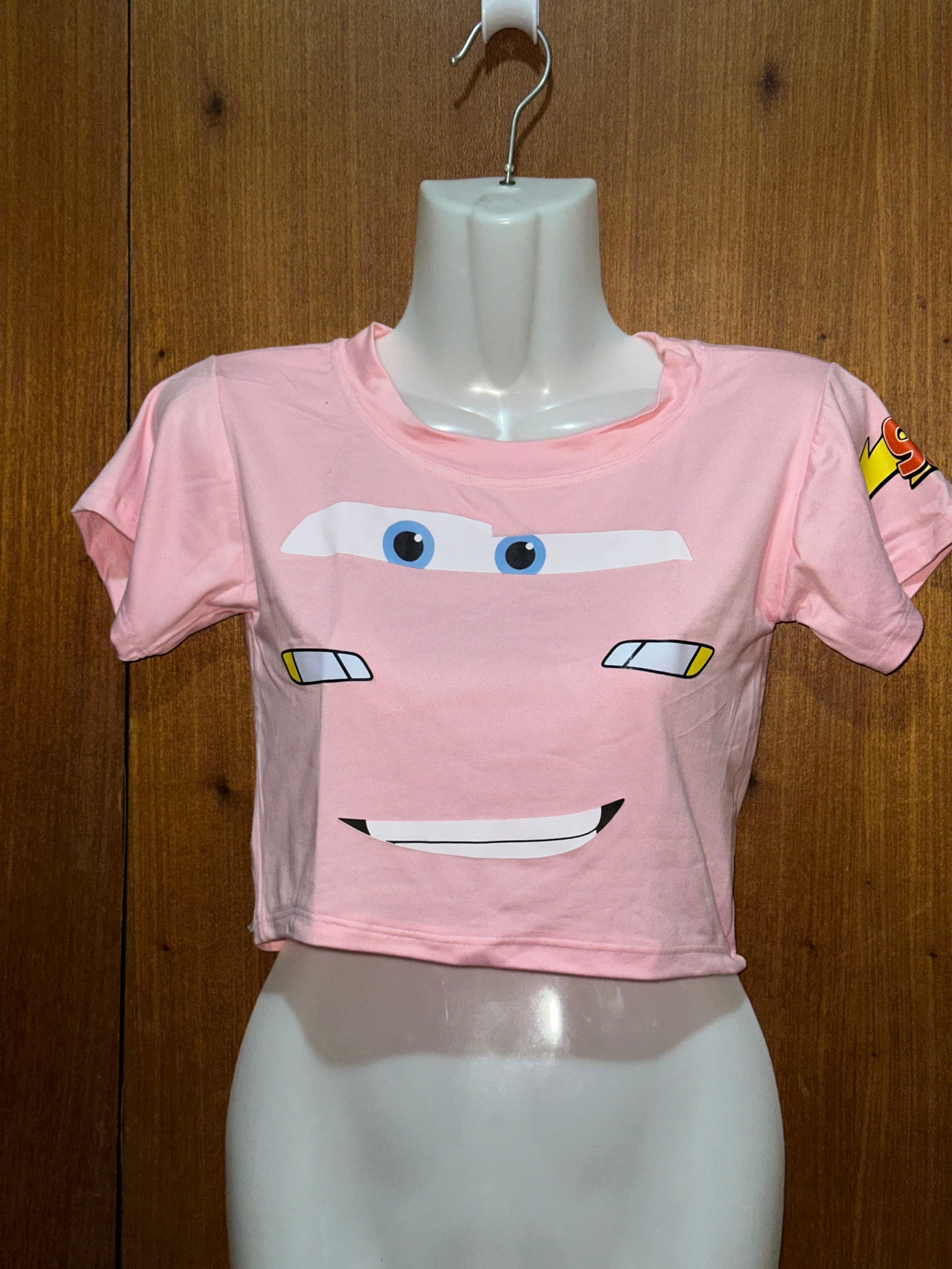 Croptop Cars Rosado