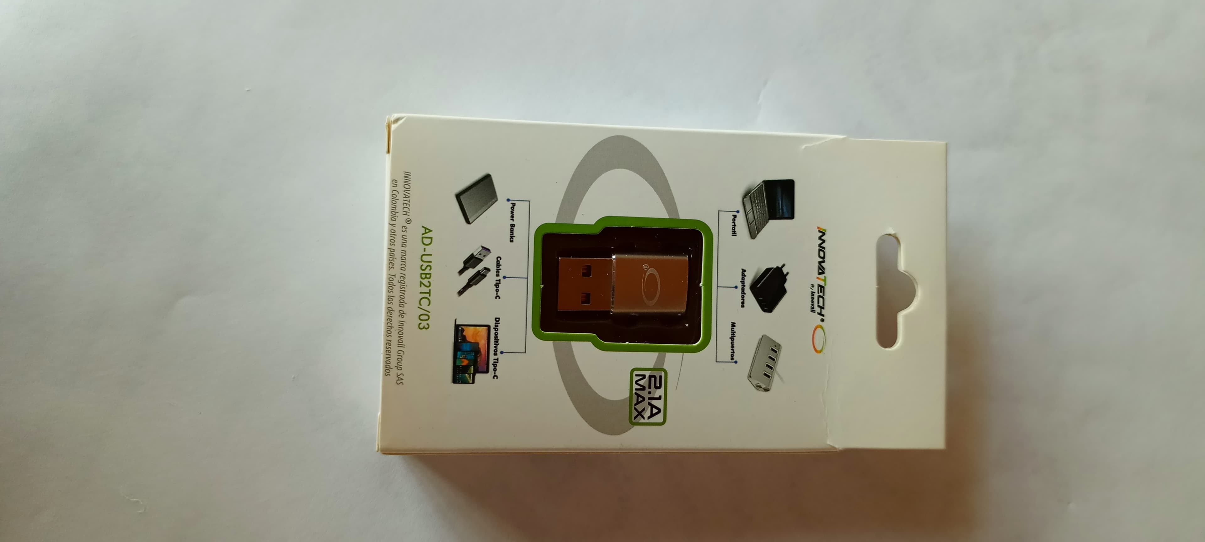 Adaptador de tipo C a Usb marca innovatech