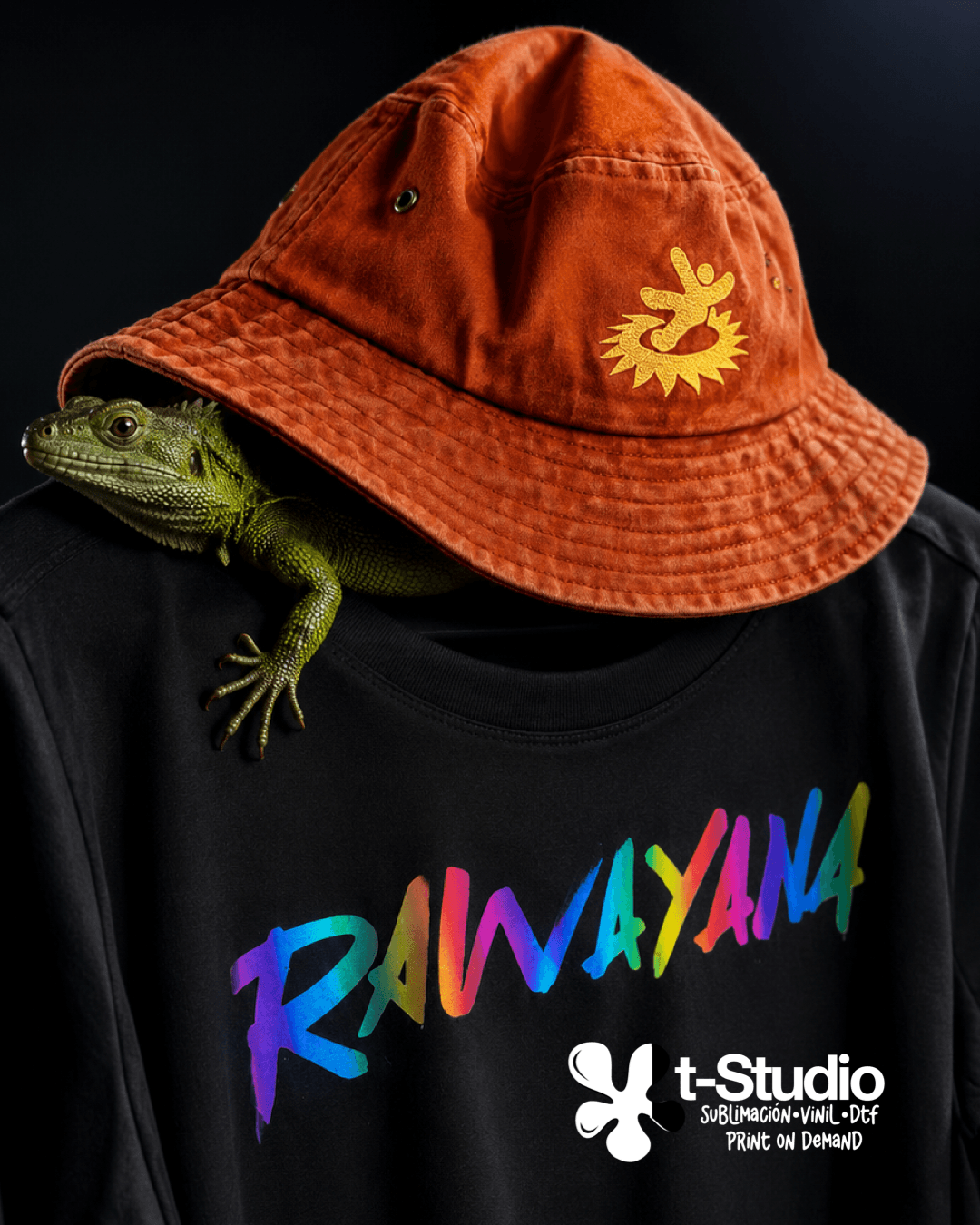 Camiseta Rawa-Con Bucket Had