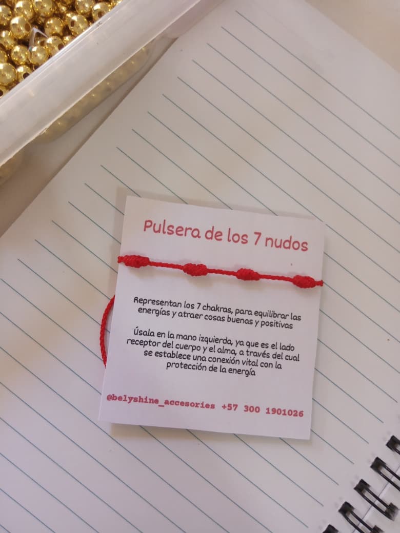 Pulsera 7 nudos 