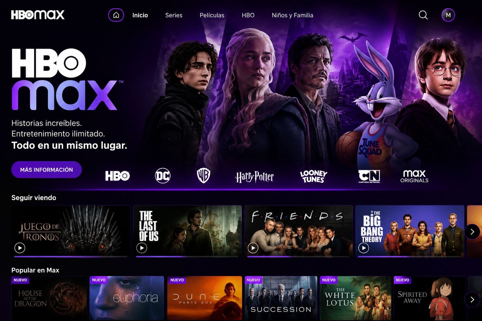 HBO max 1 Perfíl 