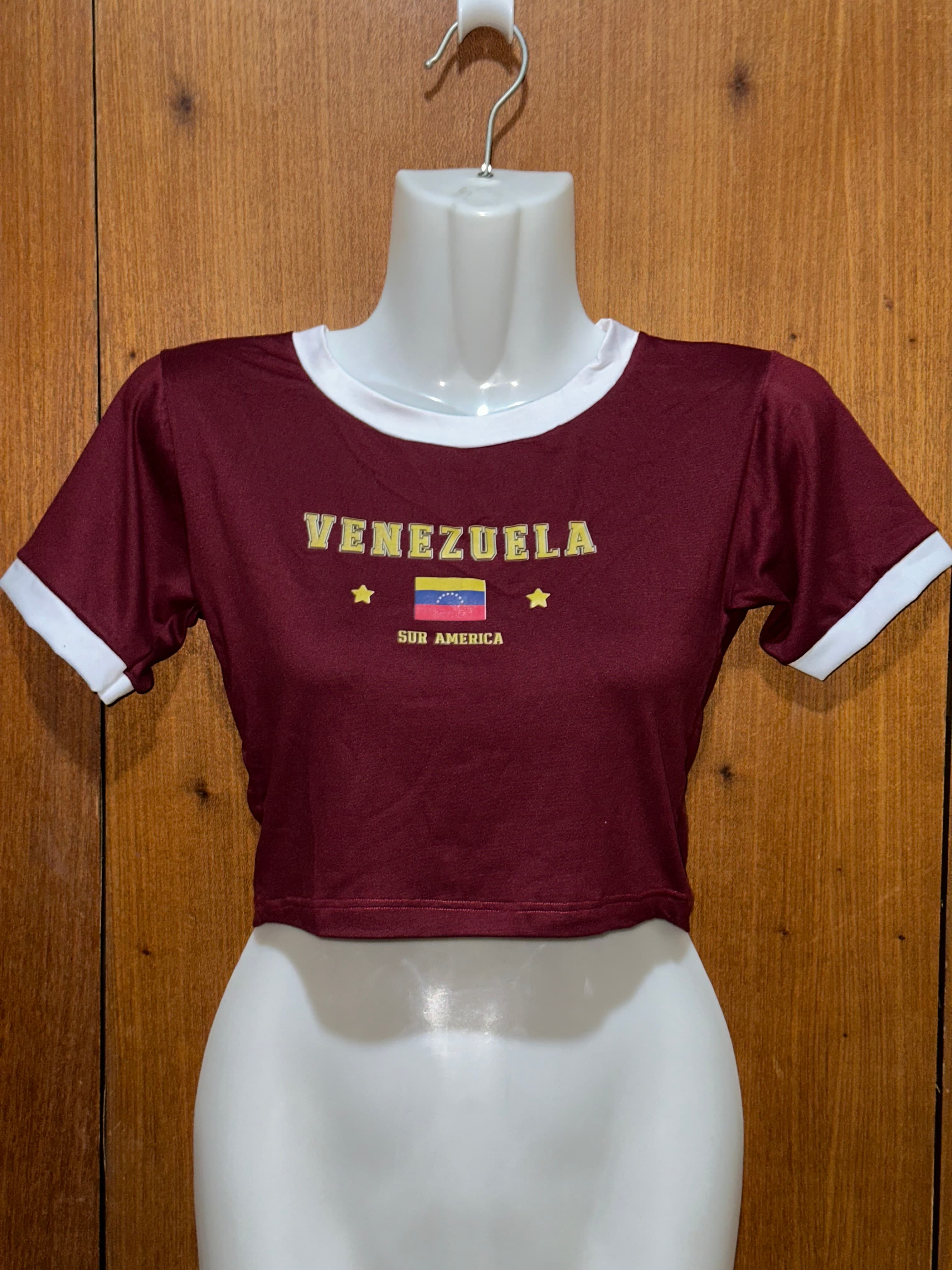 Croptop Venezuela Vinotinto 